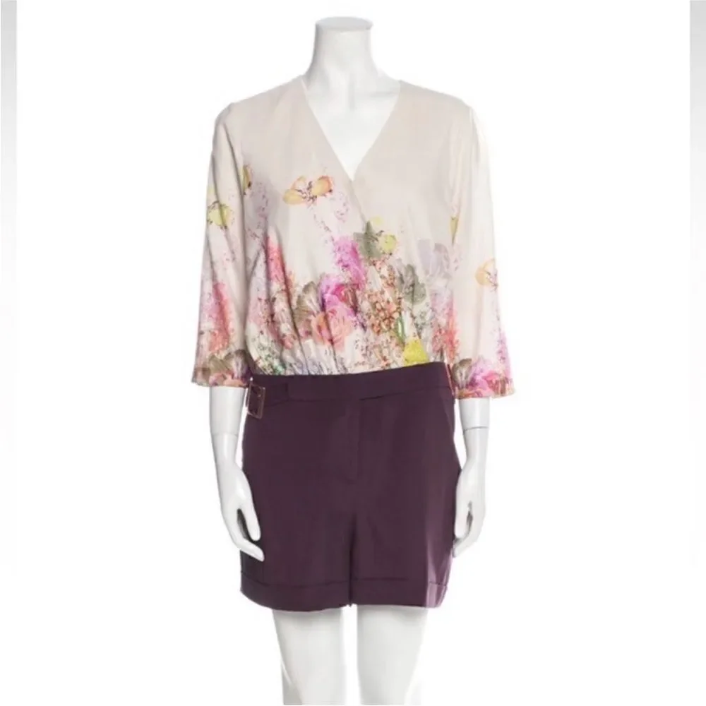 Ted Baker floral romper, L